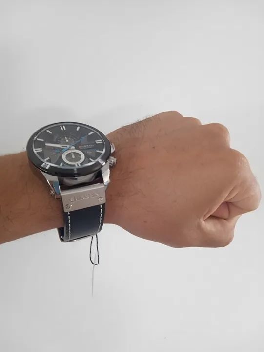 RELÓGIO CURREN DELUXE NIGHT - ORIGINAL - IMPORTADO - CAIXA EM AÇO INOX - EM JOÃO PESSOA/PB - Foto 6