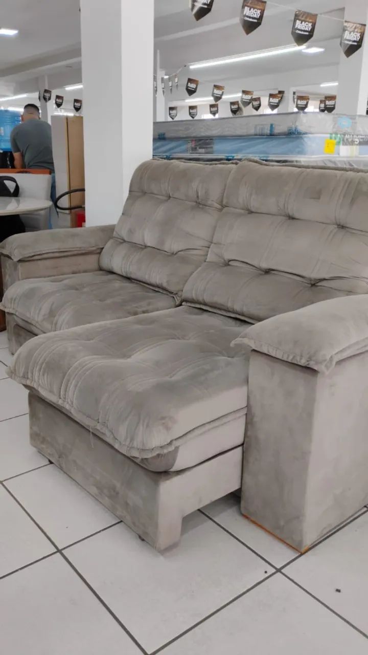 Sofá Retrátil Piacatuba 4 Lugares