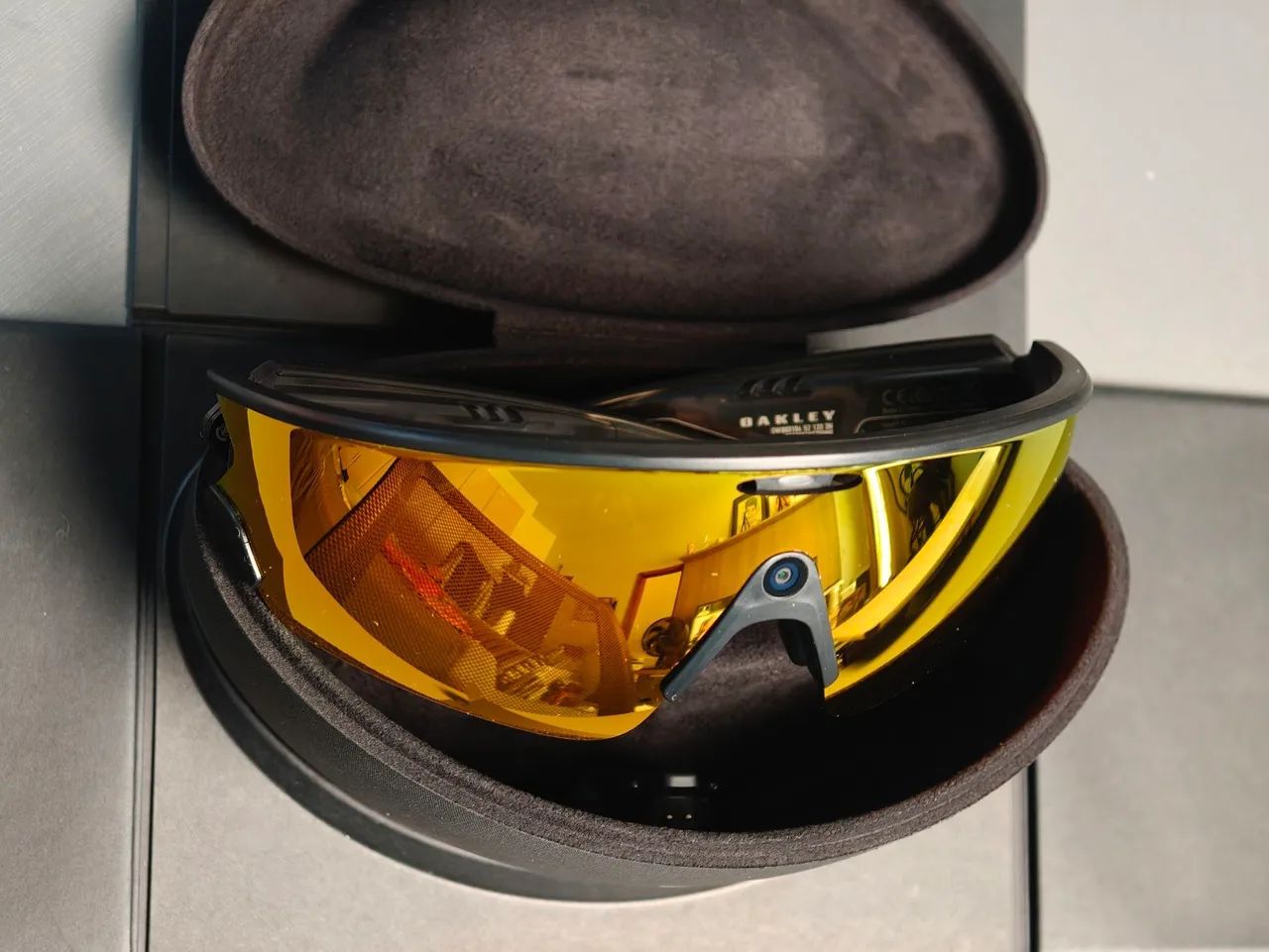 Óculos Oakley Vanguard for dourado  - Foto 2