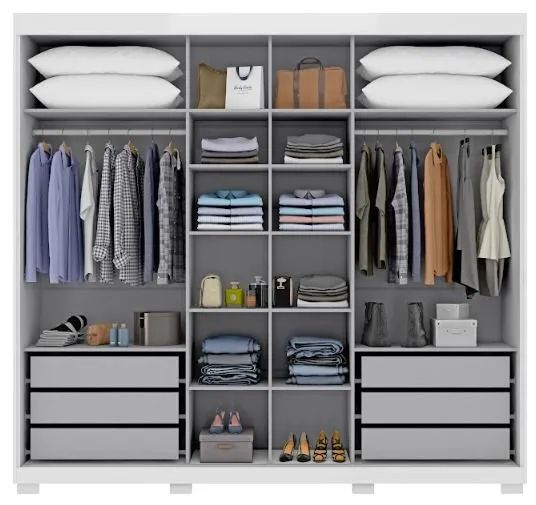 Guarda-Roupa casal  com Espelho Sena  - Foto 4
