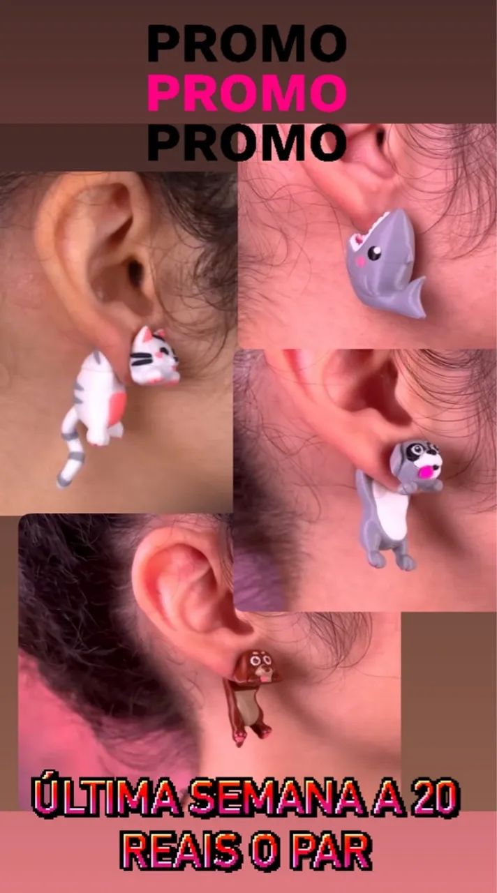 Brinco Stitch - Bijuteria Divertida. E muitos outros  - Foto 4