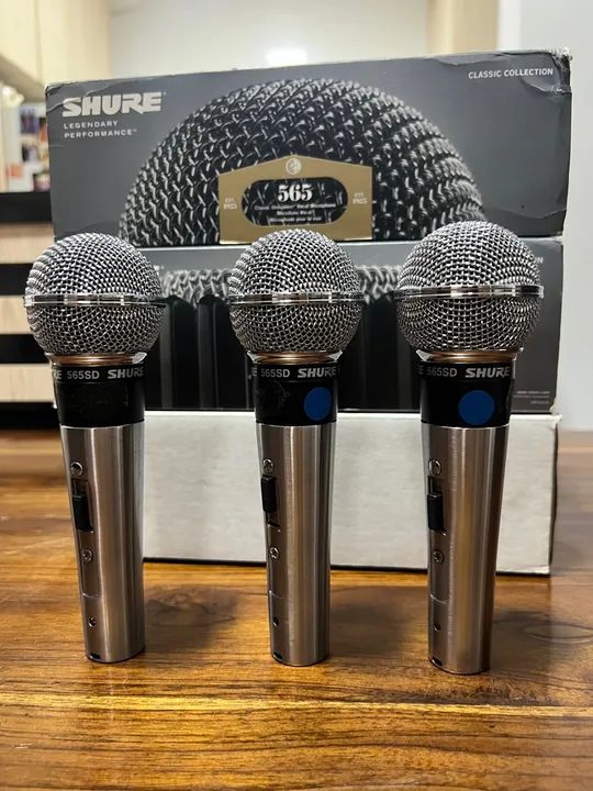 Microfone Shure 565SD - Novo - Excelente estado - Foto 2