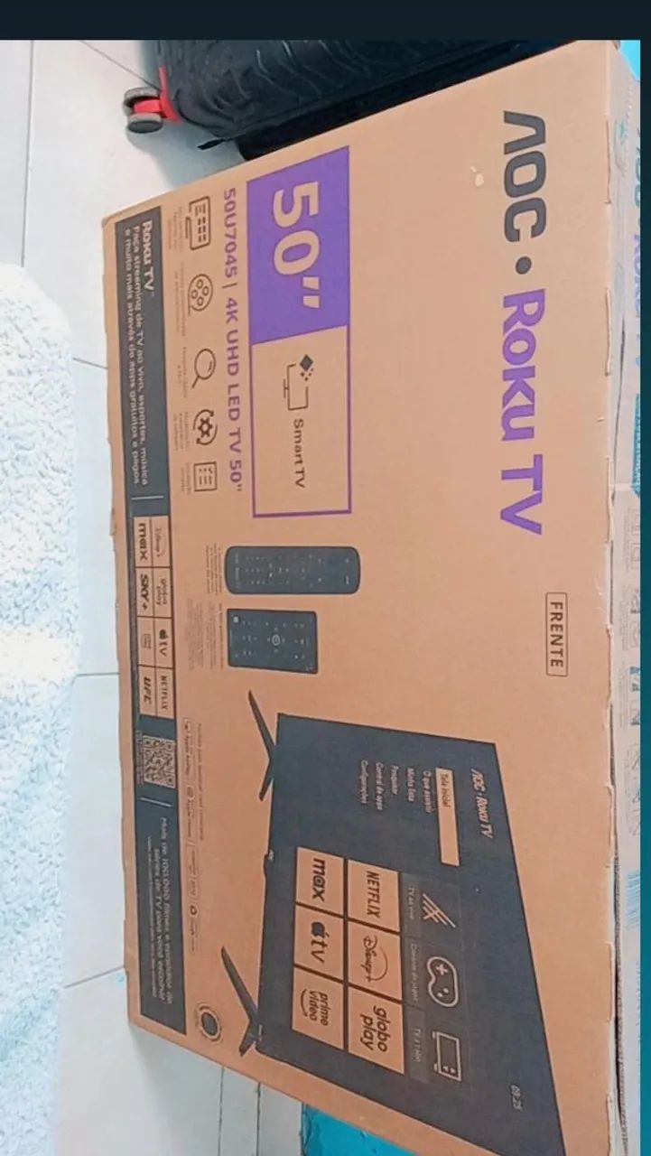 Vende tv 50 polegada AOC 4 meses de uso nova nova controle manual e tá na caixa  - Foto 4