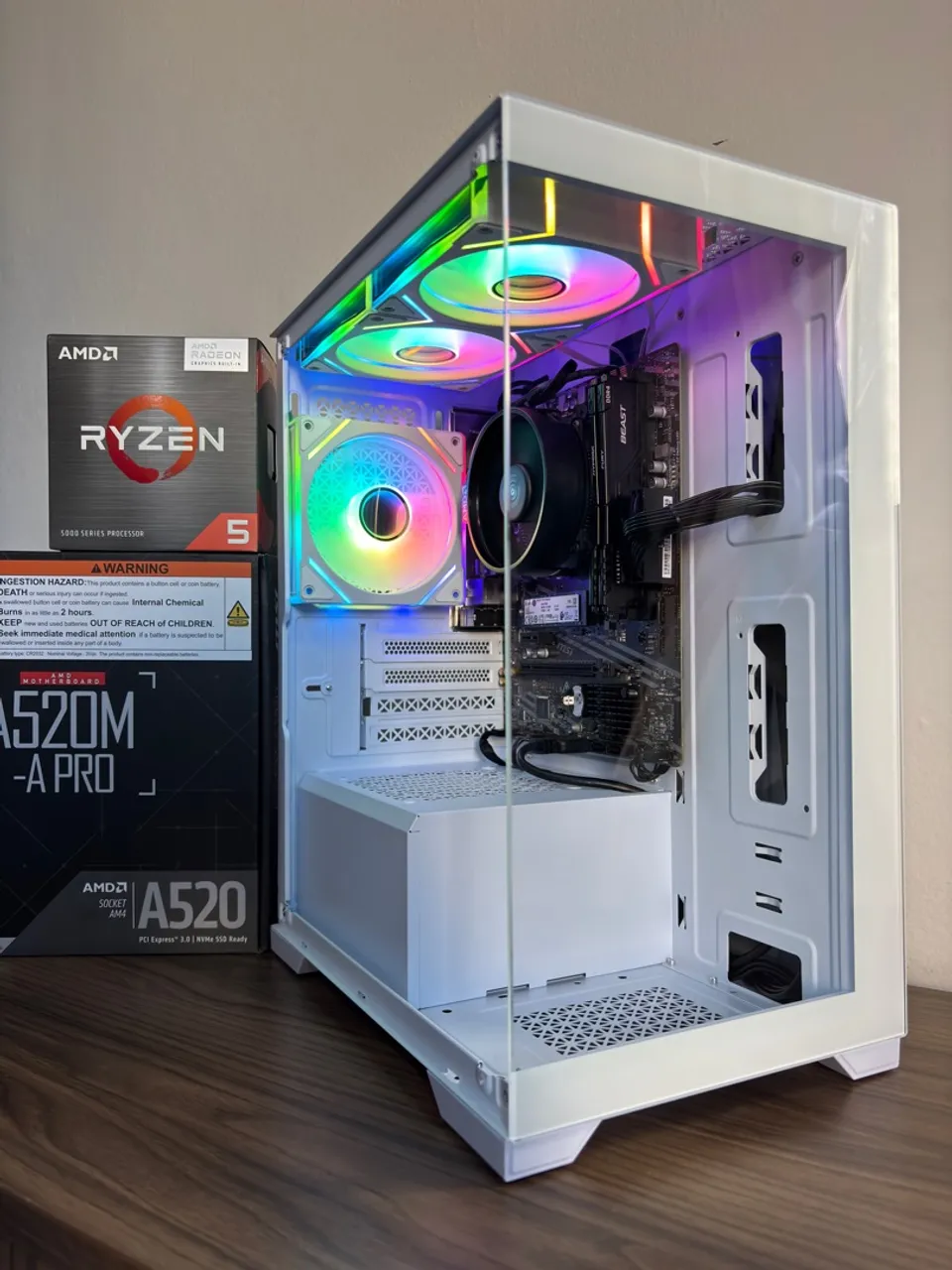 PC Gamer ( NOVO ) Ryzen 5 5600GT / 32GB RAM / SSD 480GB