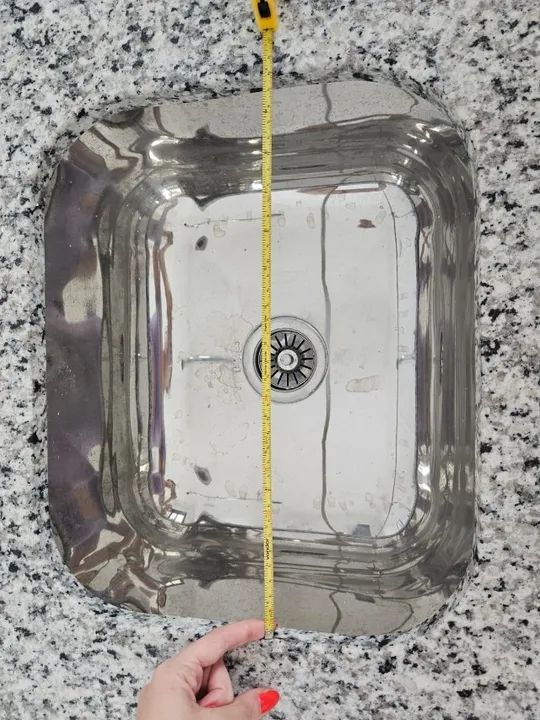 Pia com cuba cozinha granito arabesco  - Foto 2