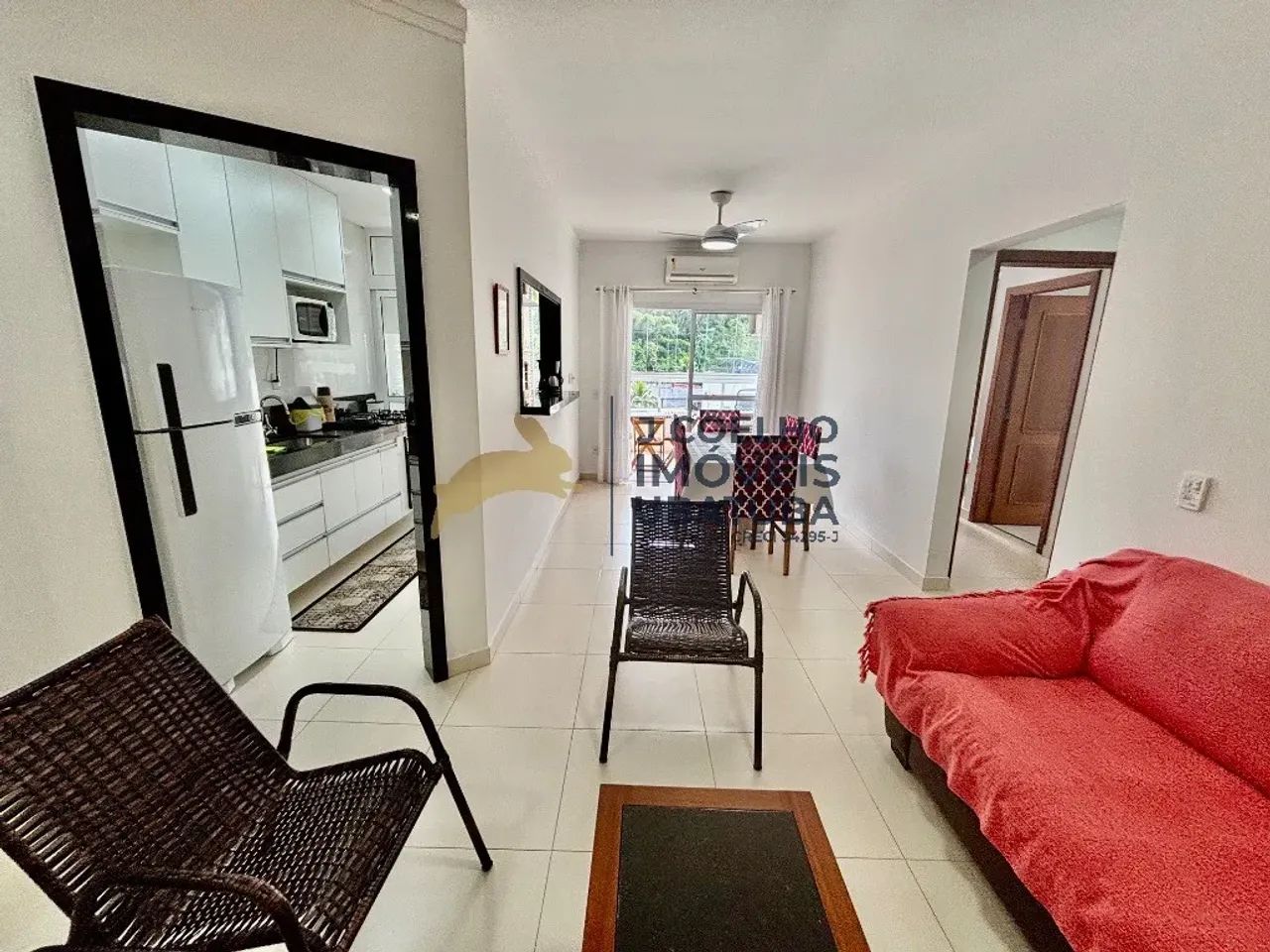 Apartamento de 2 dormitórios e varanda gourmet à venda na praia das Toninhas em Ubatuba -  - Foto 4