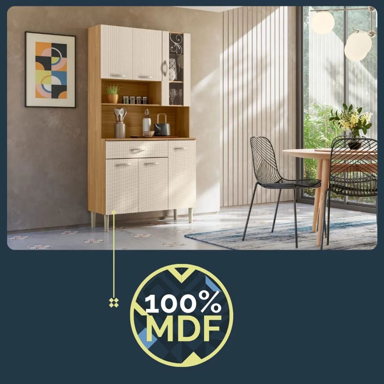Armário de cozinha 100% MDF  - Foto 2