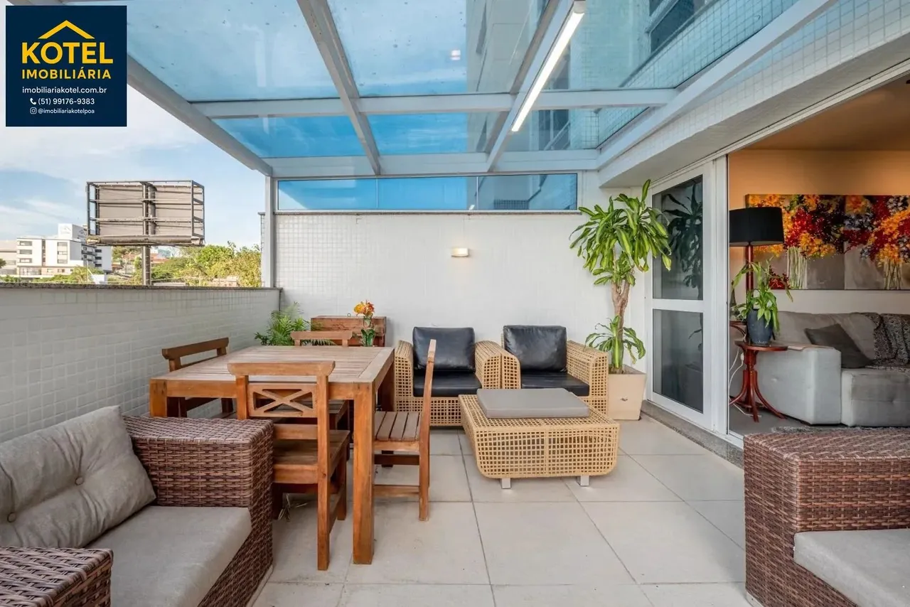 Apartamento Garden com 178m², 3 quartos, 1 suíte, 2 vagas, no bairro Chácara Das Pedras