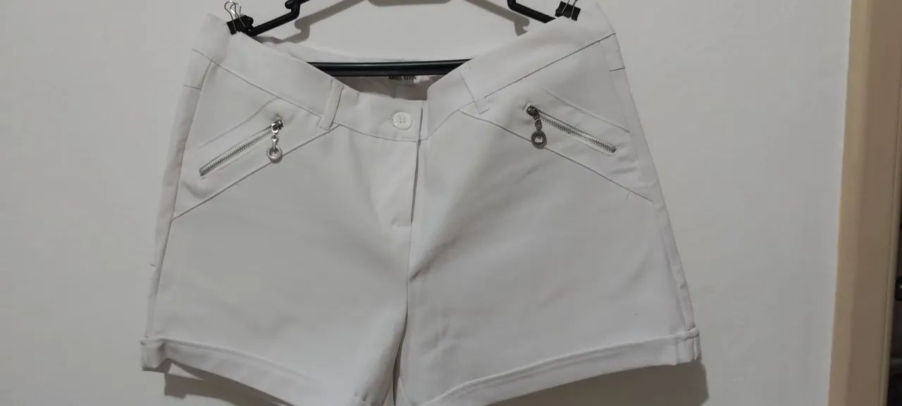 Lote shorts alfaiataria (5 shorts + saia) 38-42 - Foto 4
