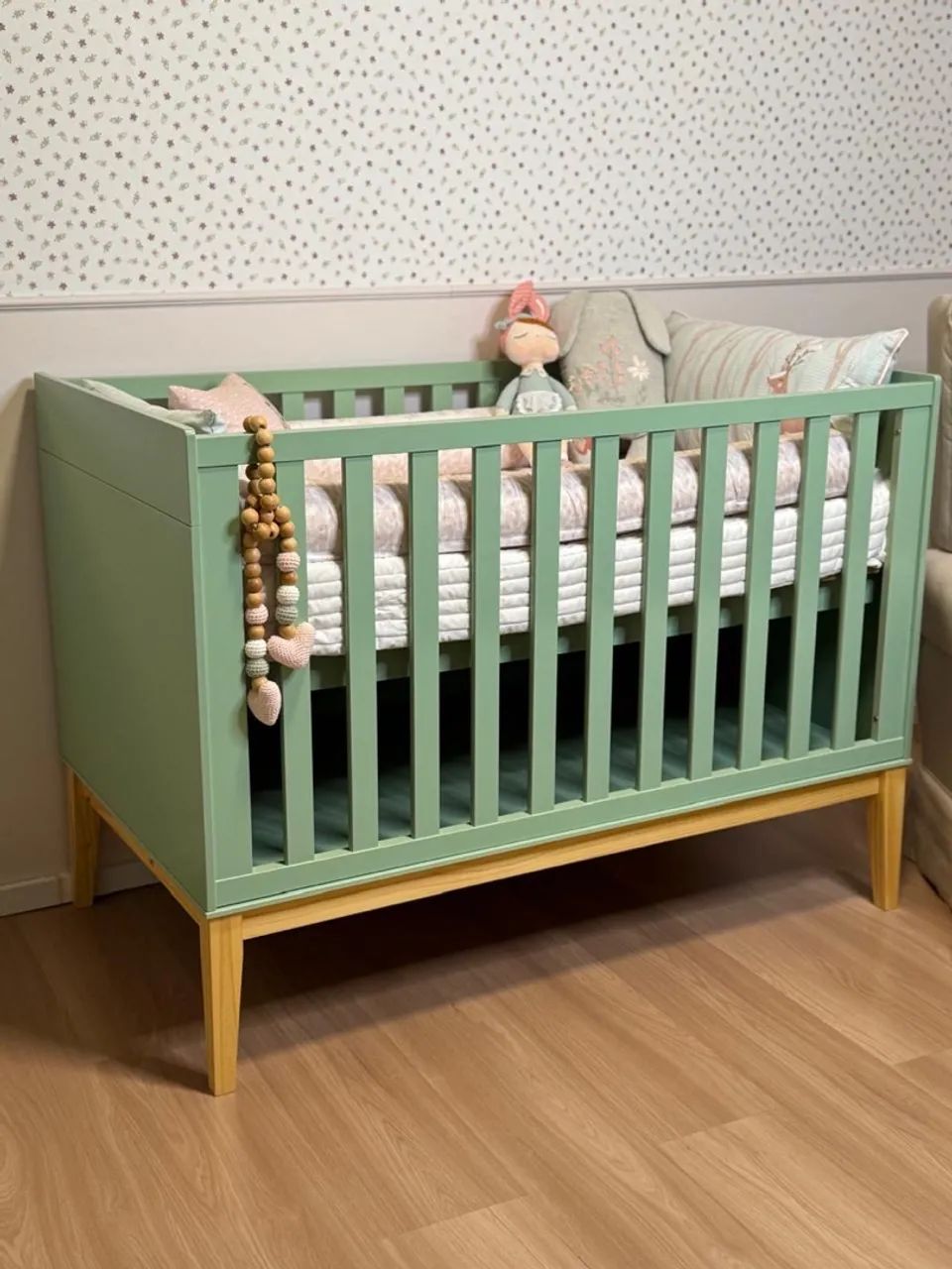 Kit quarto infantil Berço Cômoda e Roupeiro 20% Desconto - Foto 4
