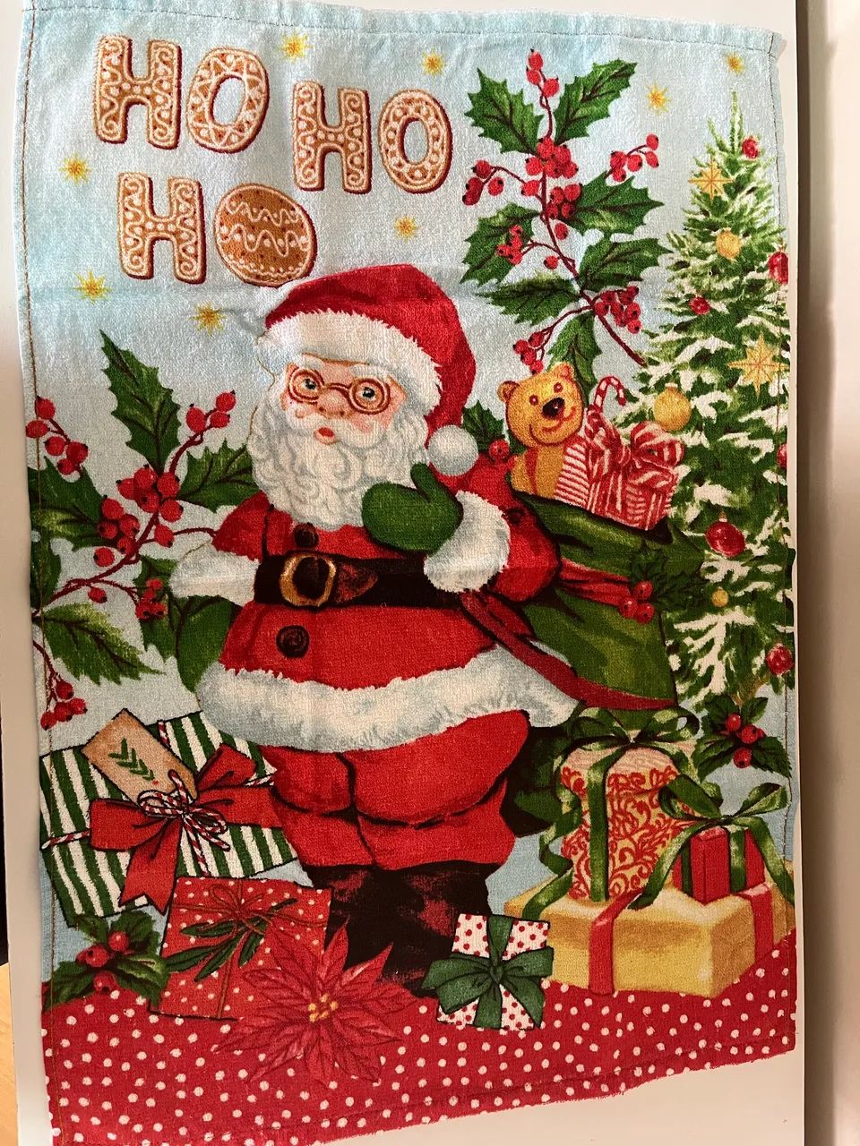 Pano de prato de Natal 