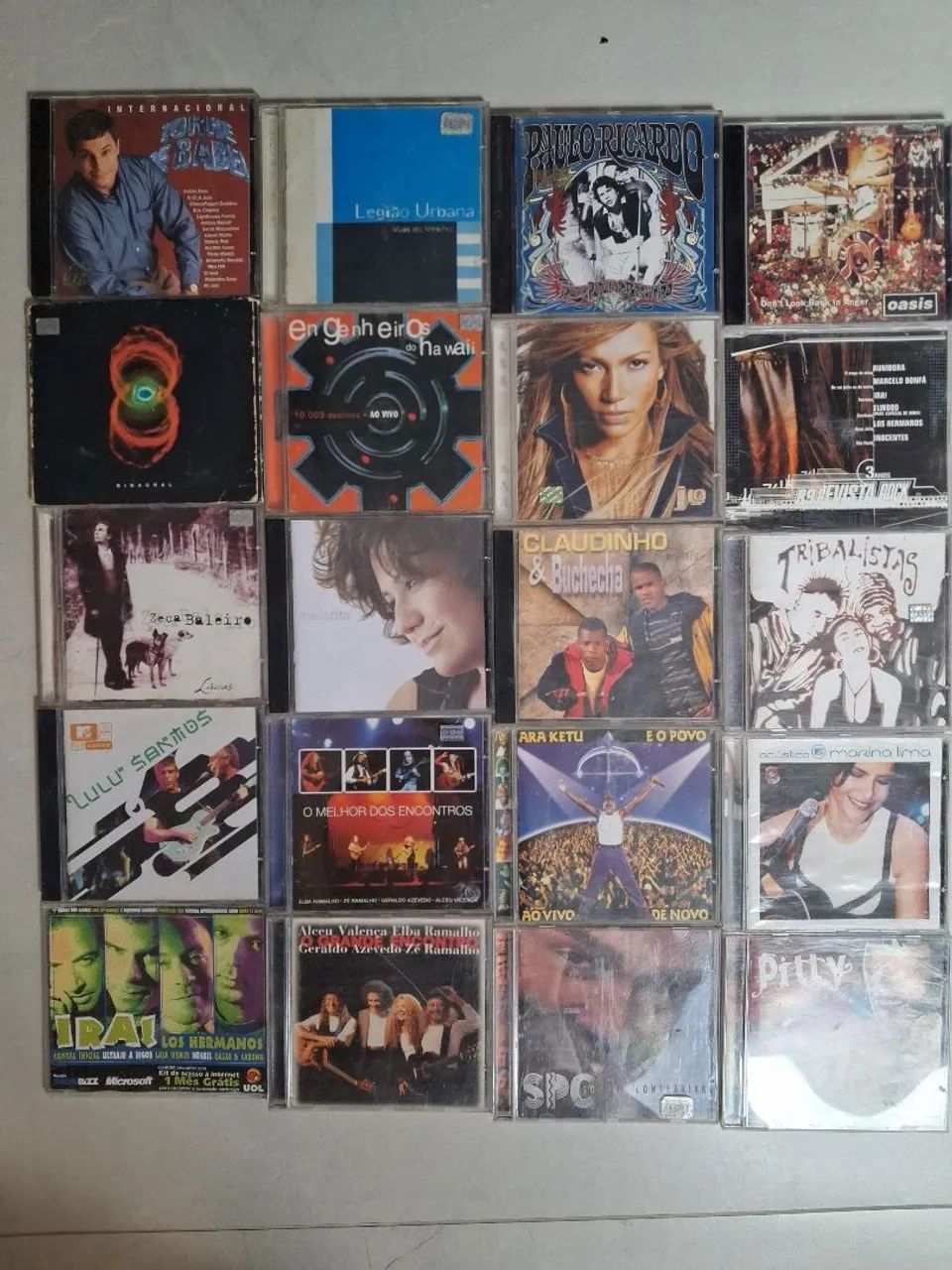 CDs e DVDs originais! 60 CDs+39 DVDs