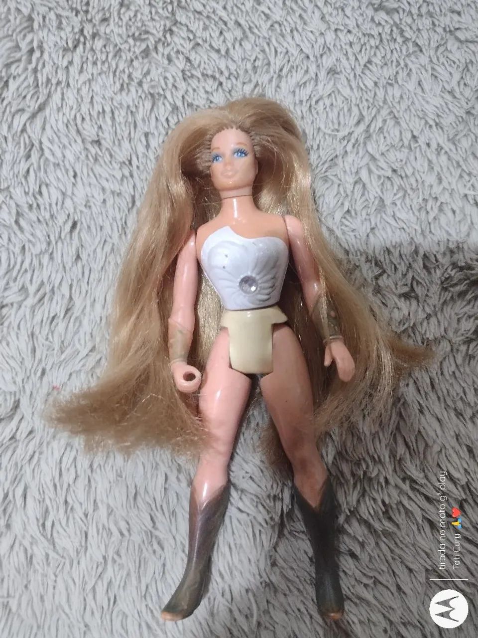 Promoção para hoje linda Boneca Princesa She-Ra antiga da Mattel década de 80 