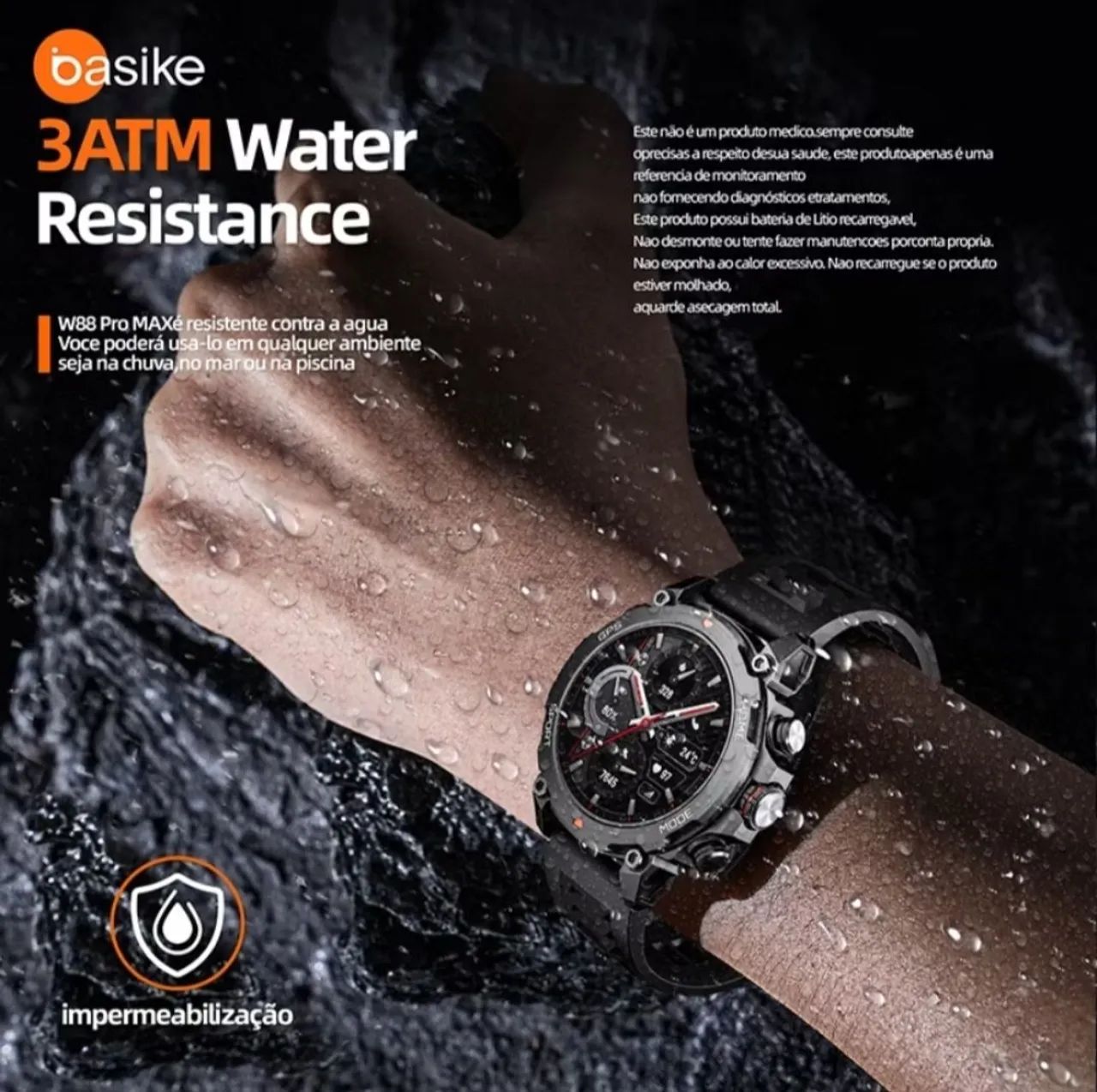 Basike relógio smartchwatch Bluetooth - Foto 2