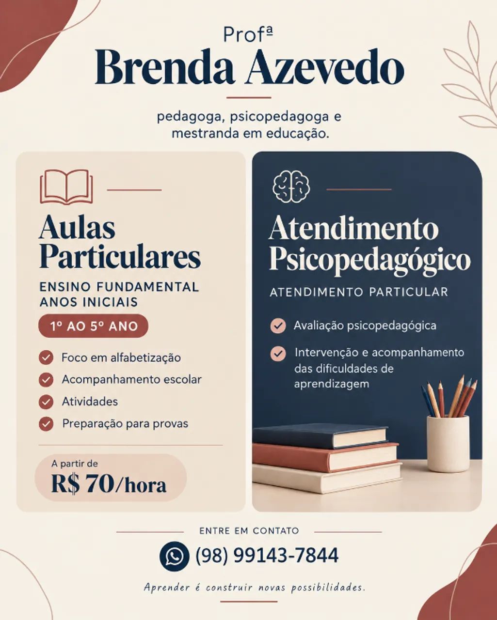 Psicopedagoga & Professora Particular