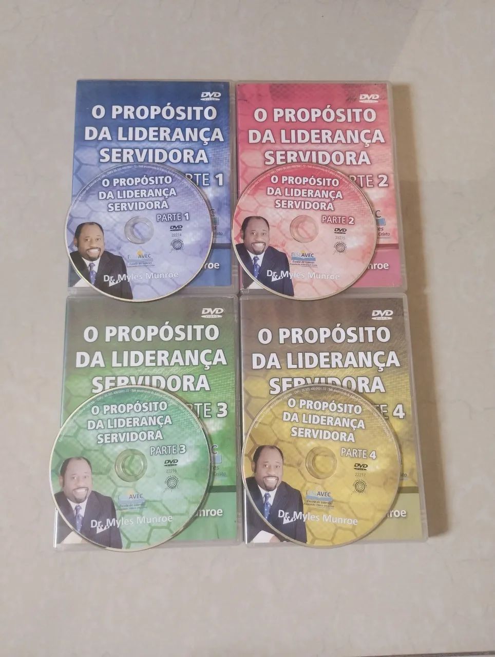 DVD O Propósito Da Liderança Servidora - Dr.Myles Munroe - DVD