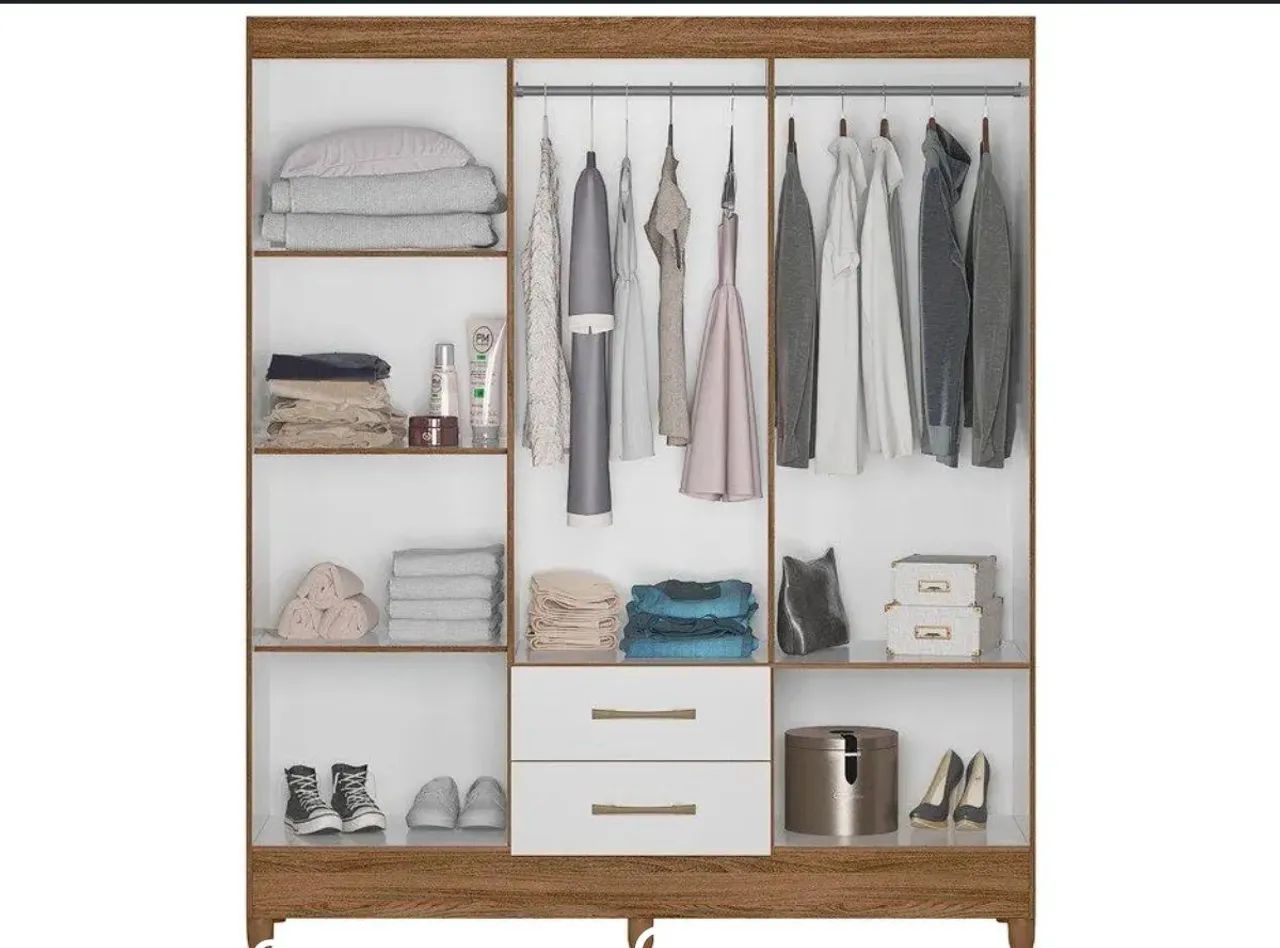 Guarda roupa casal 6 portas  - Foto 3