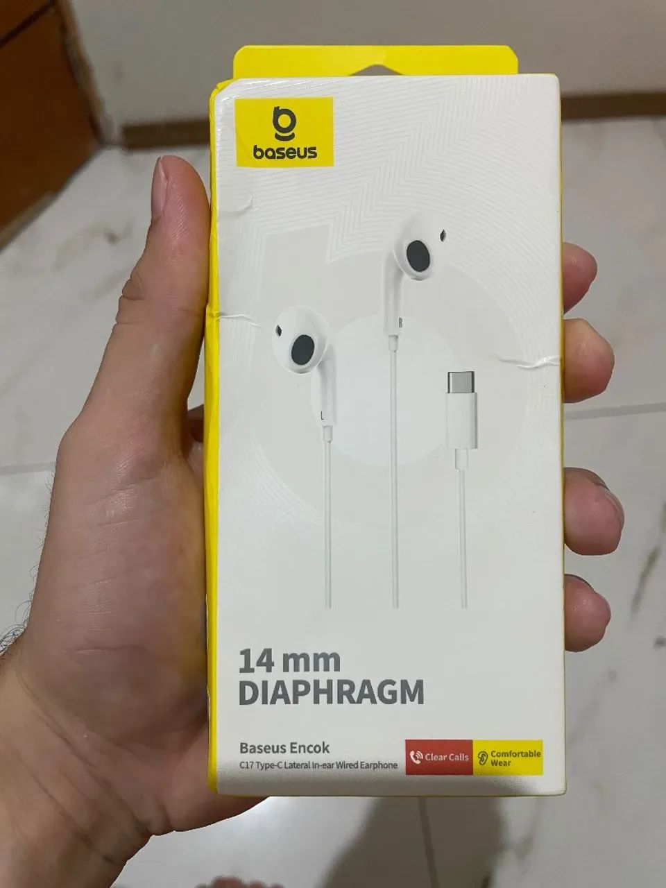 Fone De Ouvido USB-c BASEUS