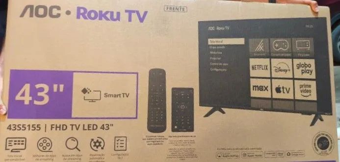 Smartv TV 43 AOC Full HD LED - Foto 3