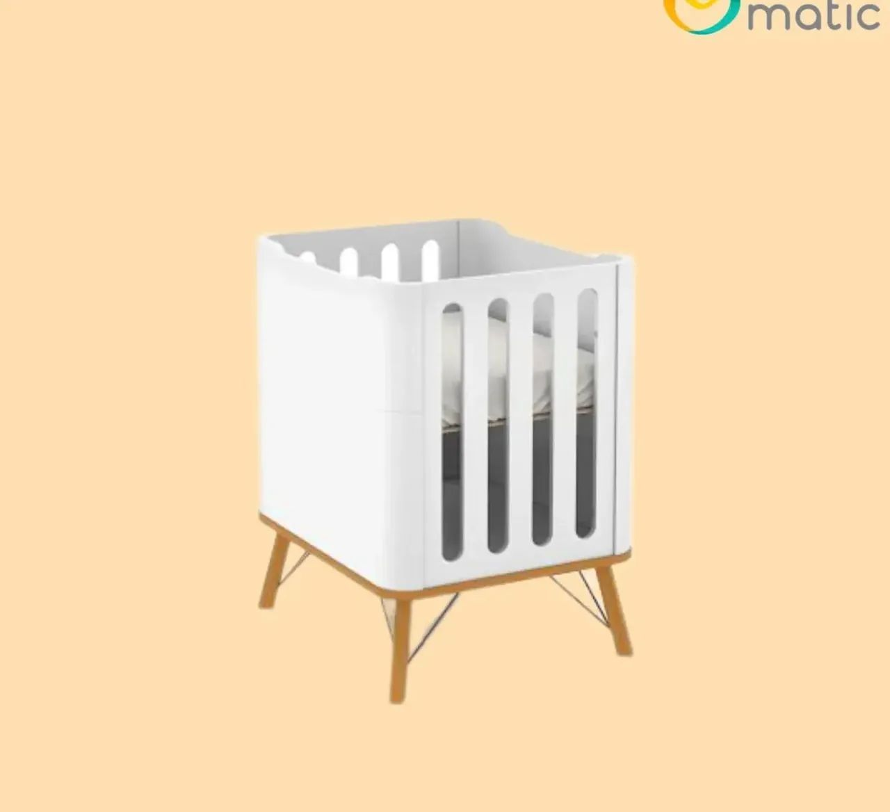 Berço albi matic, padrão americano, 3 em 1 - Foto 3