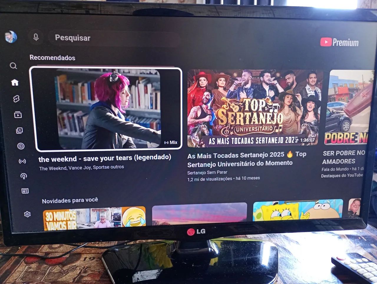 Tv 22 " + fire stick