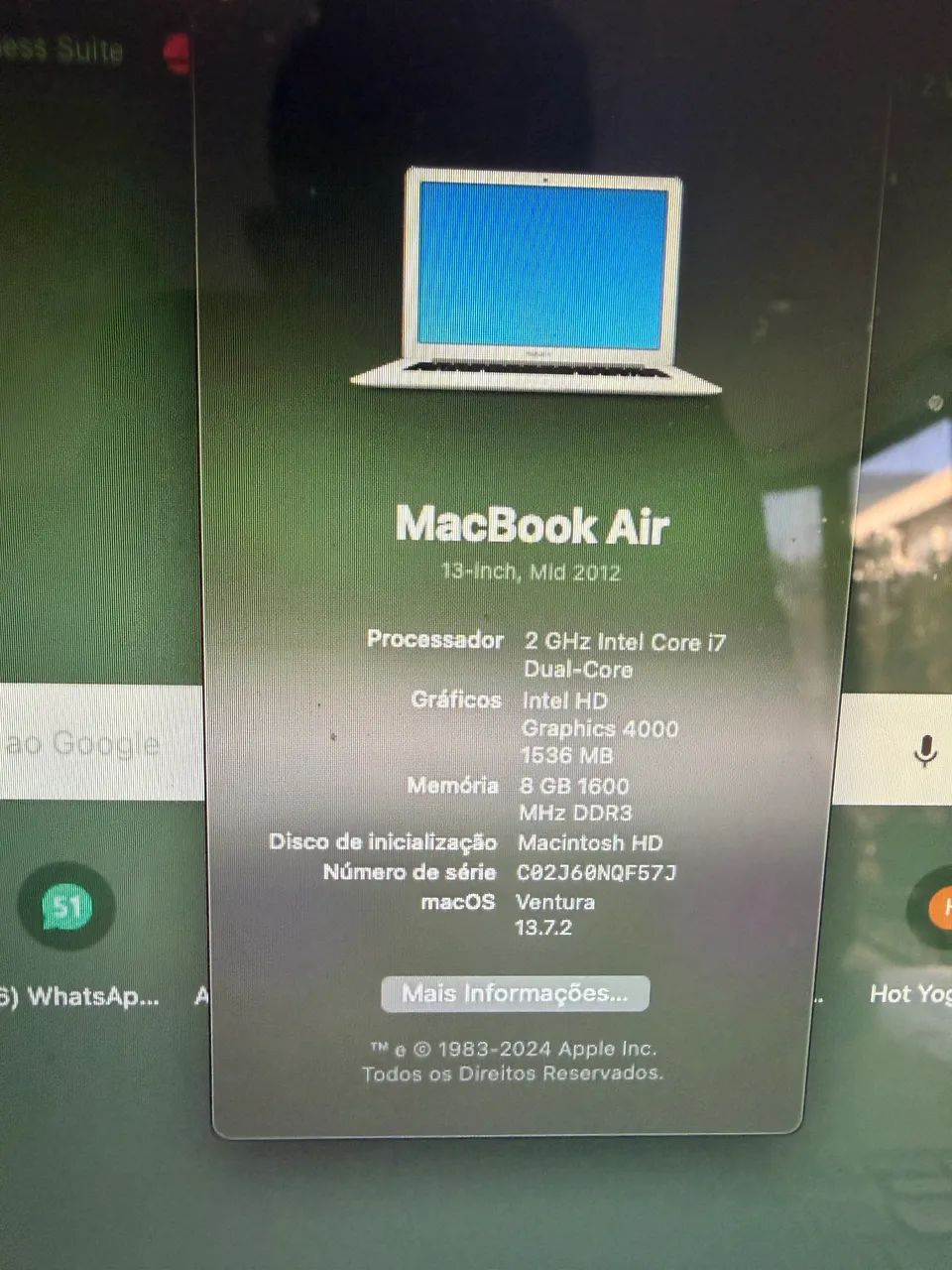 MacBook Air 13? I7 8Gb SSD512 - Foto 3