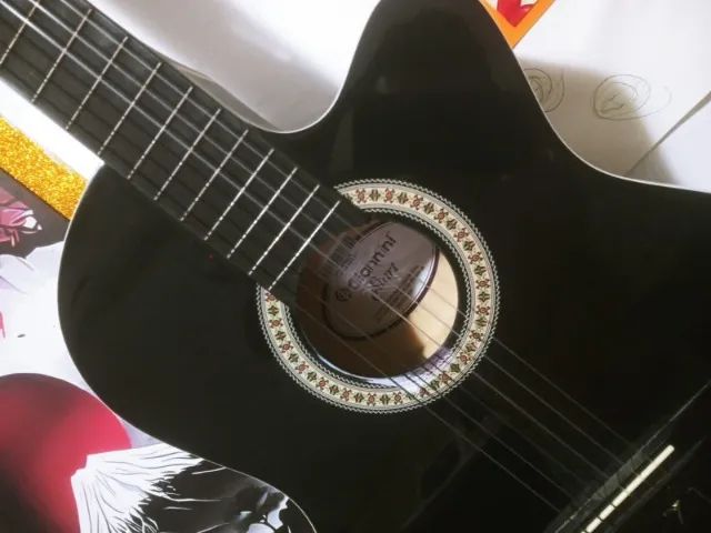 Violão Eletroacústico Flat Cutaway Nylon NF-14 