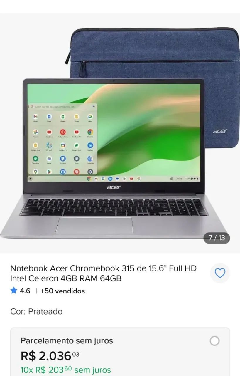Notebook Acer 315