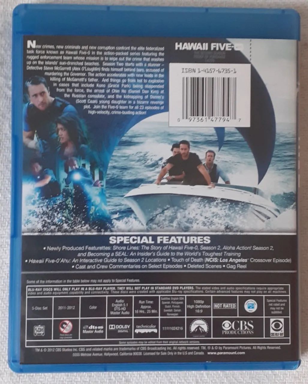 Blu-ray Hawaii Five-0 Segunda Temporada (importado - 5 discos) - Foto 2