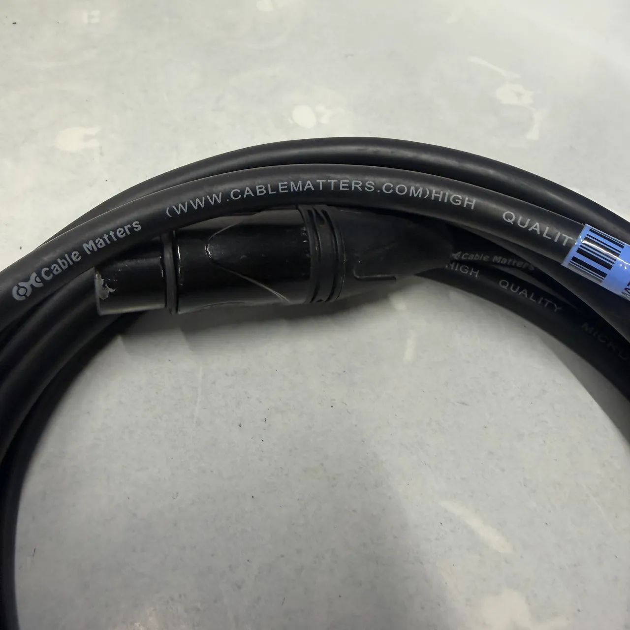 Cabo para microfone importado XLR x P2 stereo  - Foto 5