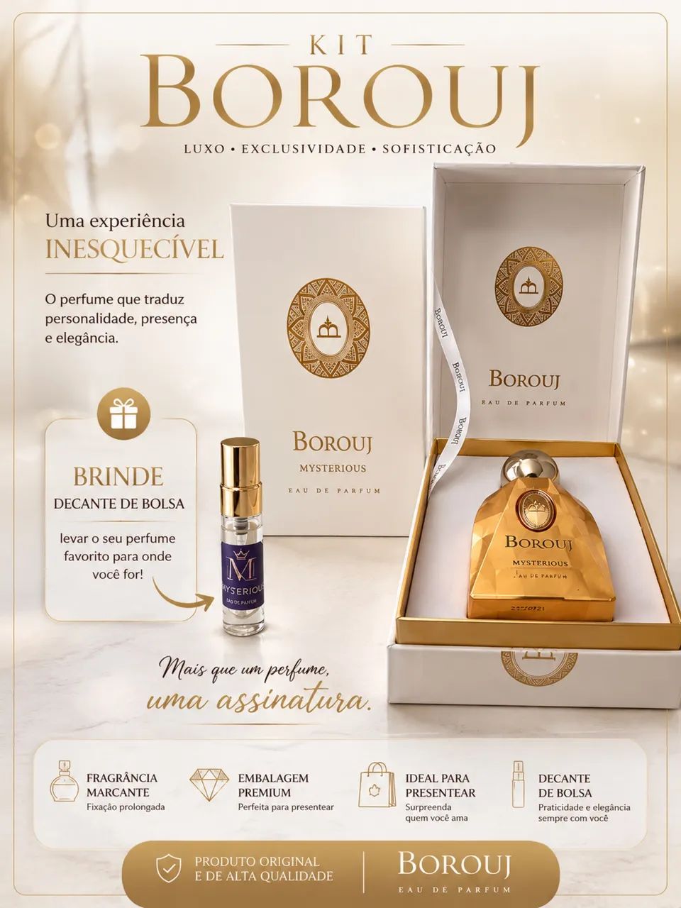 Perfume Borouj Mysterios Eau De Parfum 85ml