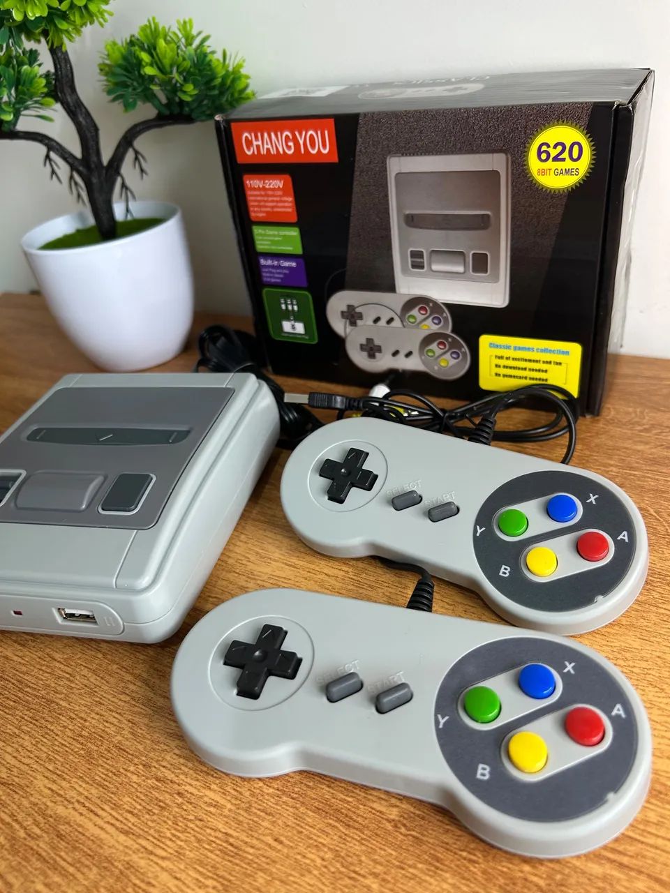 Vídeo Game Super Mini para televisão com 620 jogos - Foto 5
