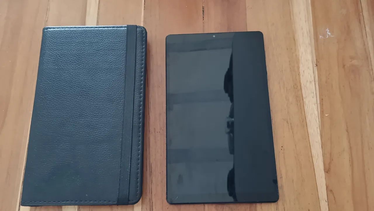 Tablet Samsung A7 lite + capa protetora (possui entrada para chip) - Foto 3
