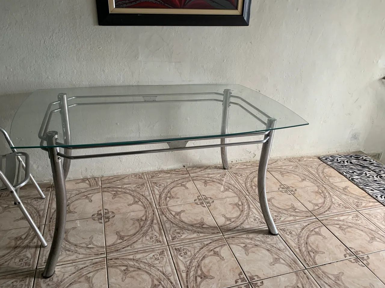 VENDE-SE UMA MESA DE VIDRO - Foto 2