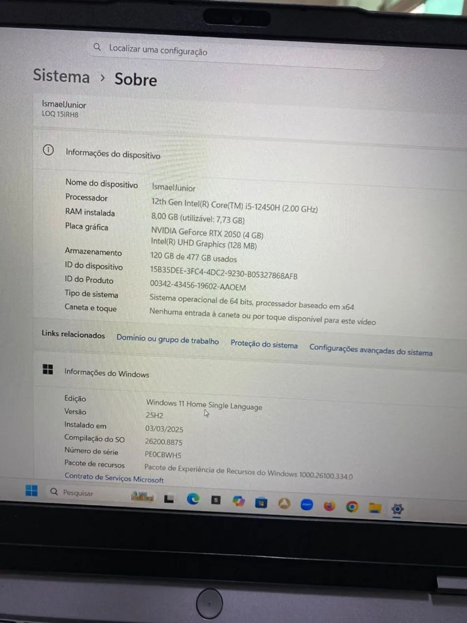 Notebook Gamer 