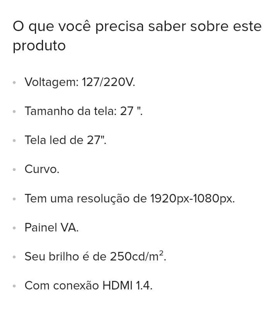 Monitor gamer curvo Concórdia CZ270F - LED 27 polegadas Full HD - Foto 4