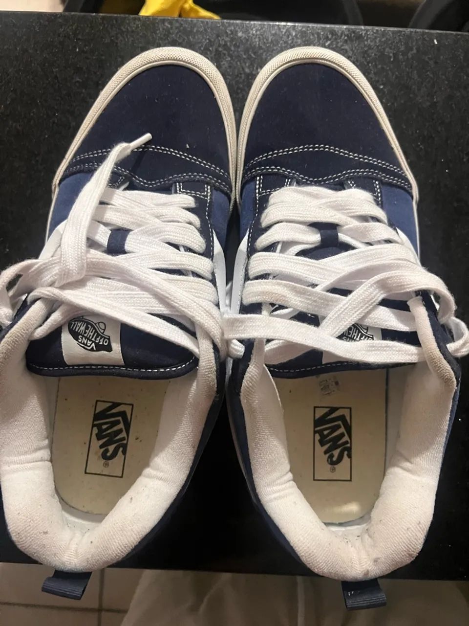 Tênis Vans Knu Skool Navy True White 