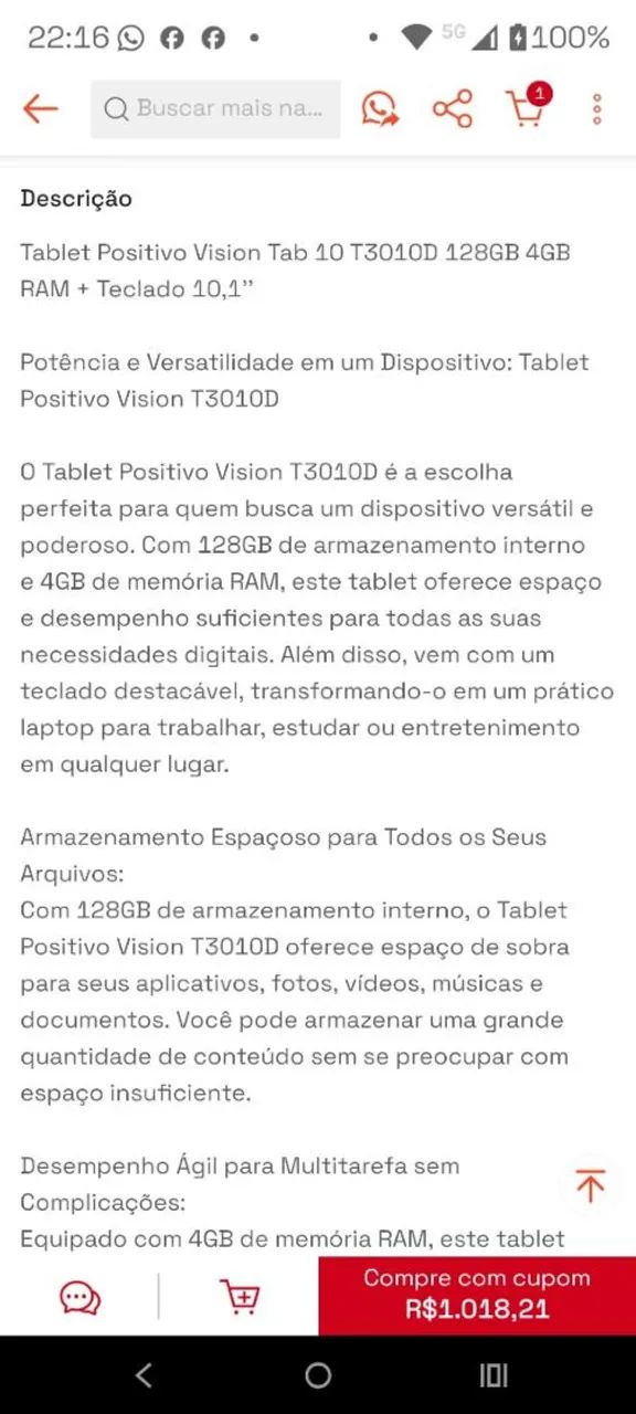 Tablet vision positivo  - Foto 5