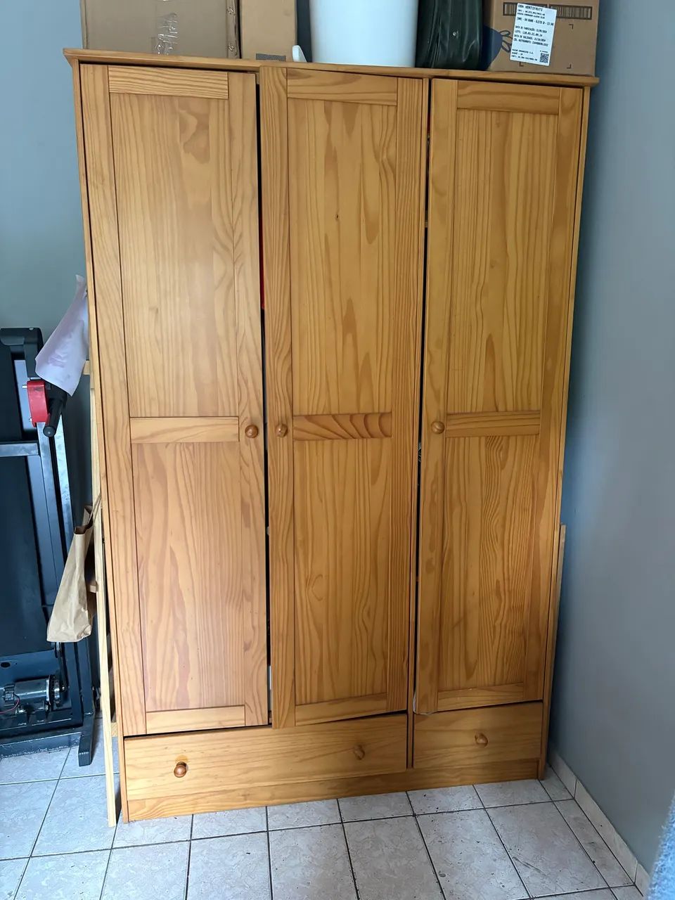 GUARDA ROUPA TOK STOK SOLTEIRO TIMBER - Foto 5