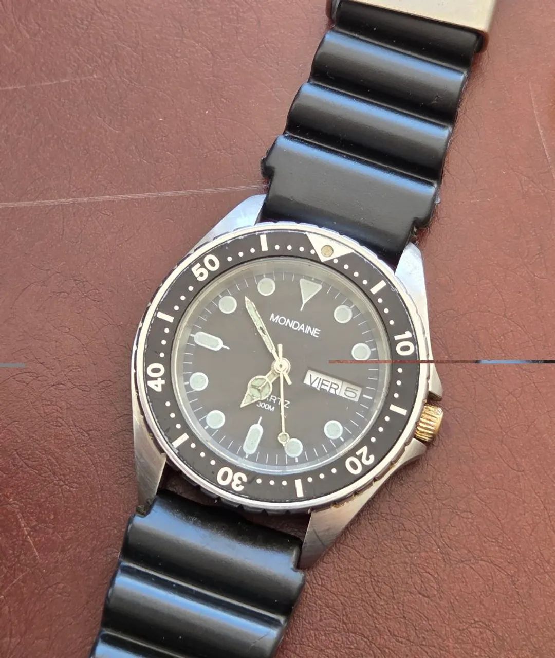Raro Relógio Mondaine Diver 300m - Foto 5