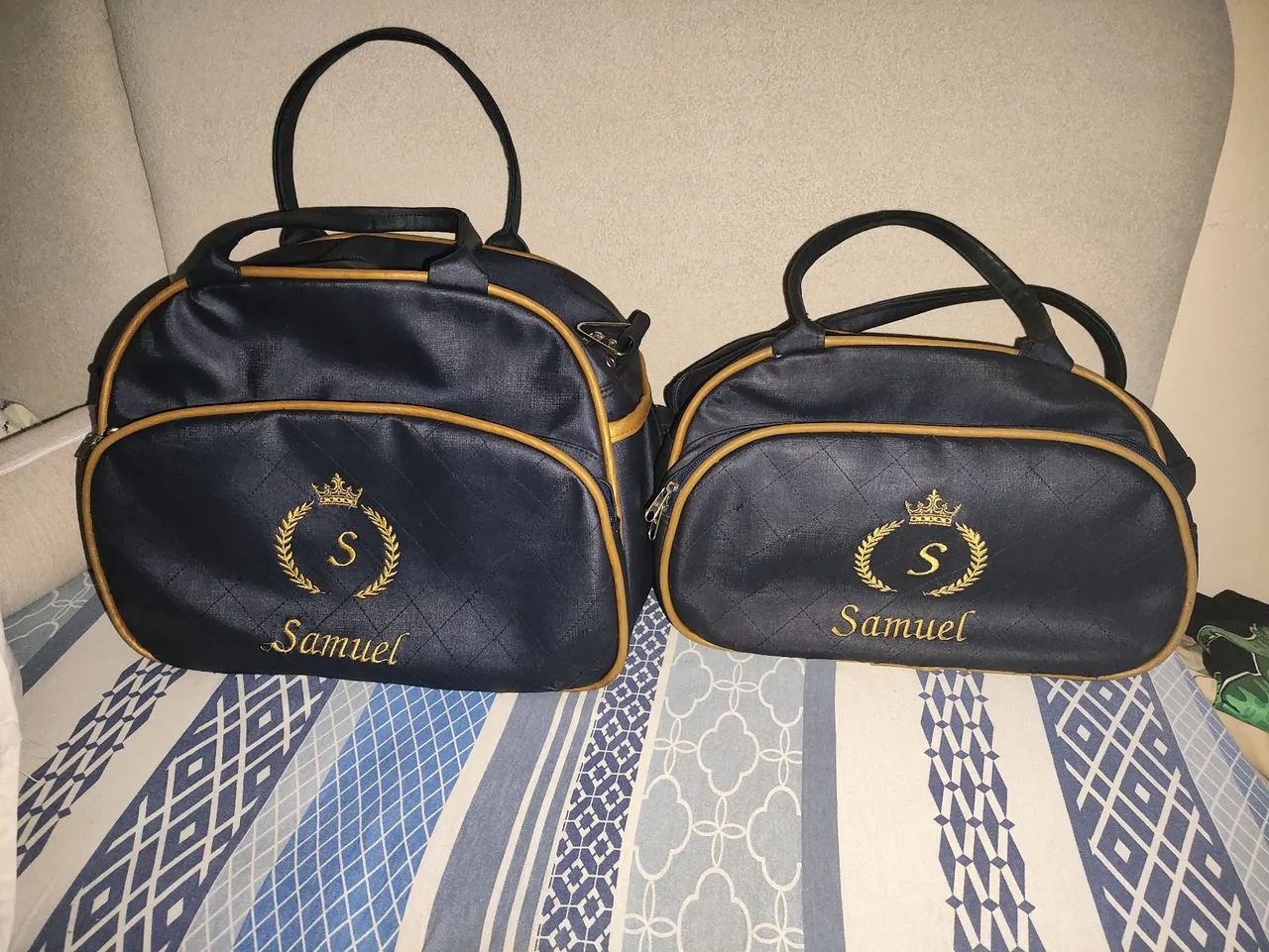 Kit Bolsa maternidade bordado  - Foto 4