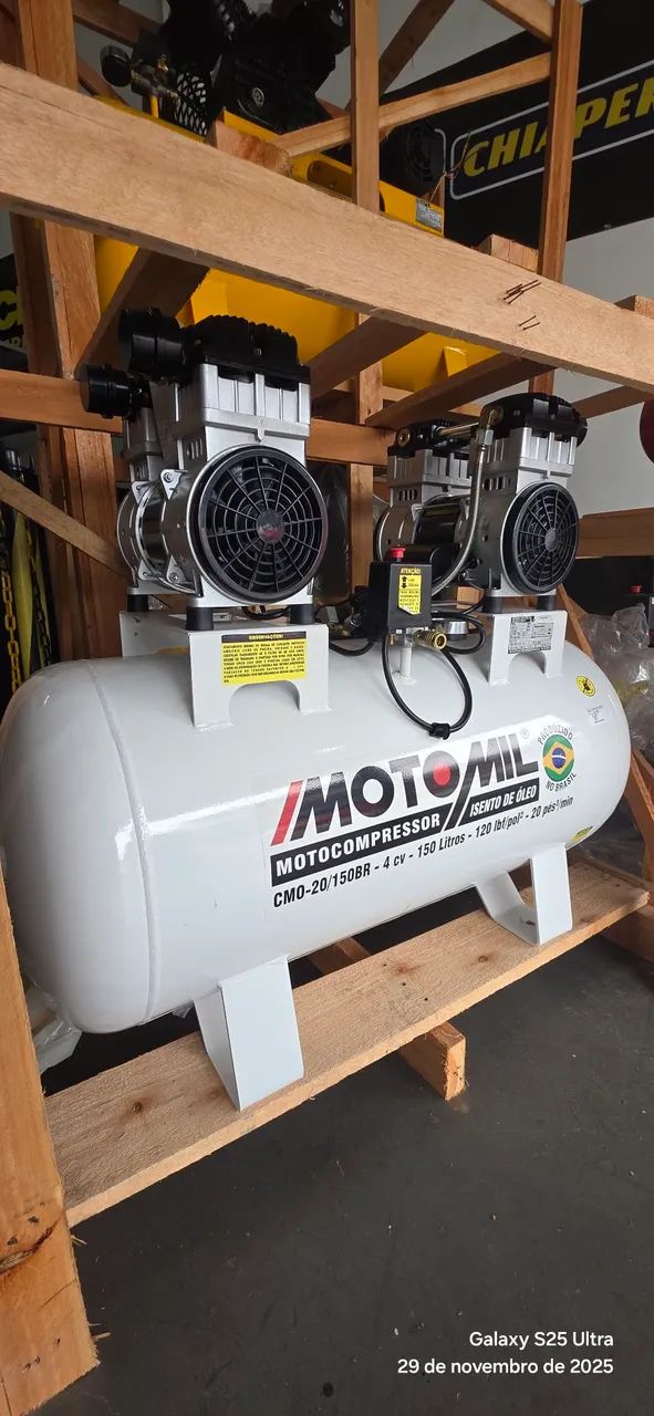 Compressor odontológico 150L  - Foto 3