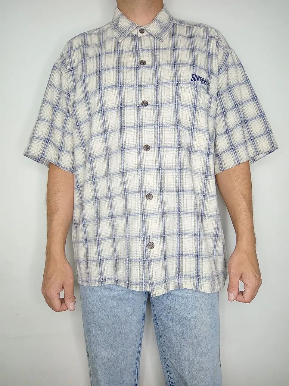 Camisa Vintage Surf 100% Algodão Tamanho M G  - Foto 5