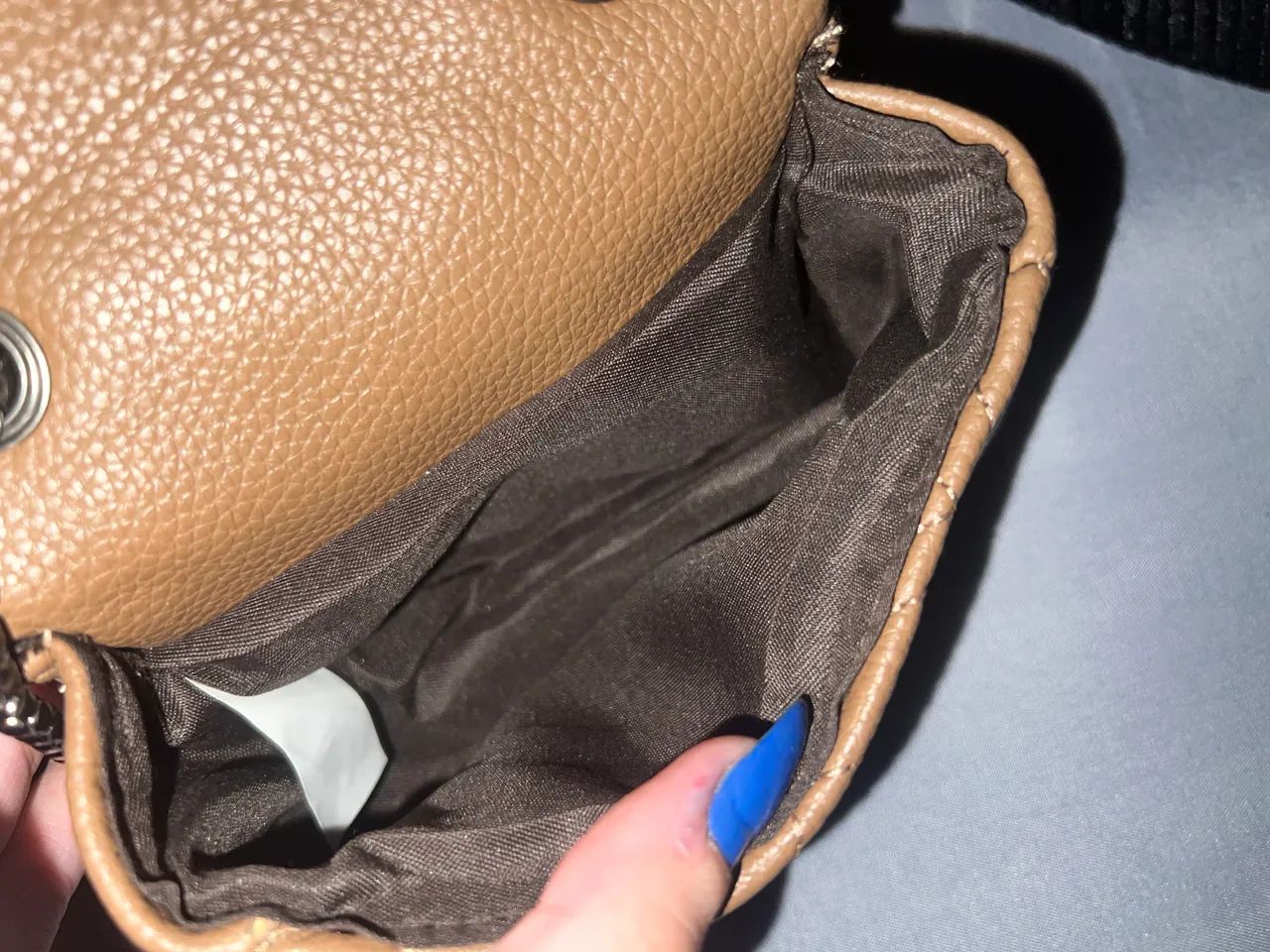 Bolsa mini marrom