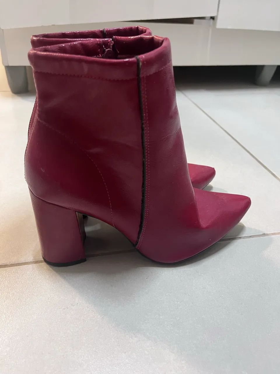Bota de salto vermelha - Calçados - Centro, Diadema 1496500964 | OLX