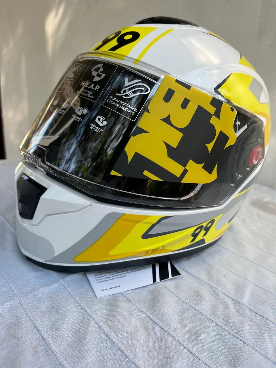 Capacete Bieffe 99 / Capacete 99 / Tamanho (58) - Foto 3