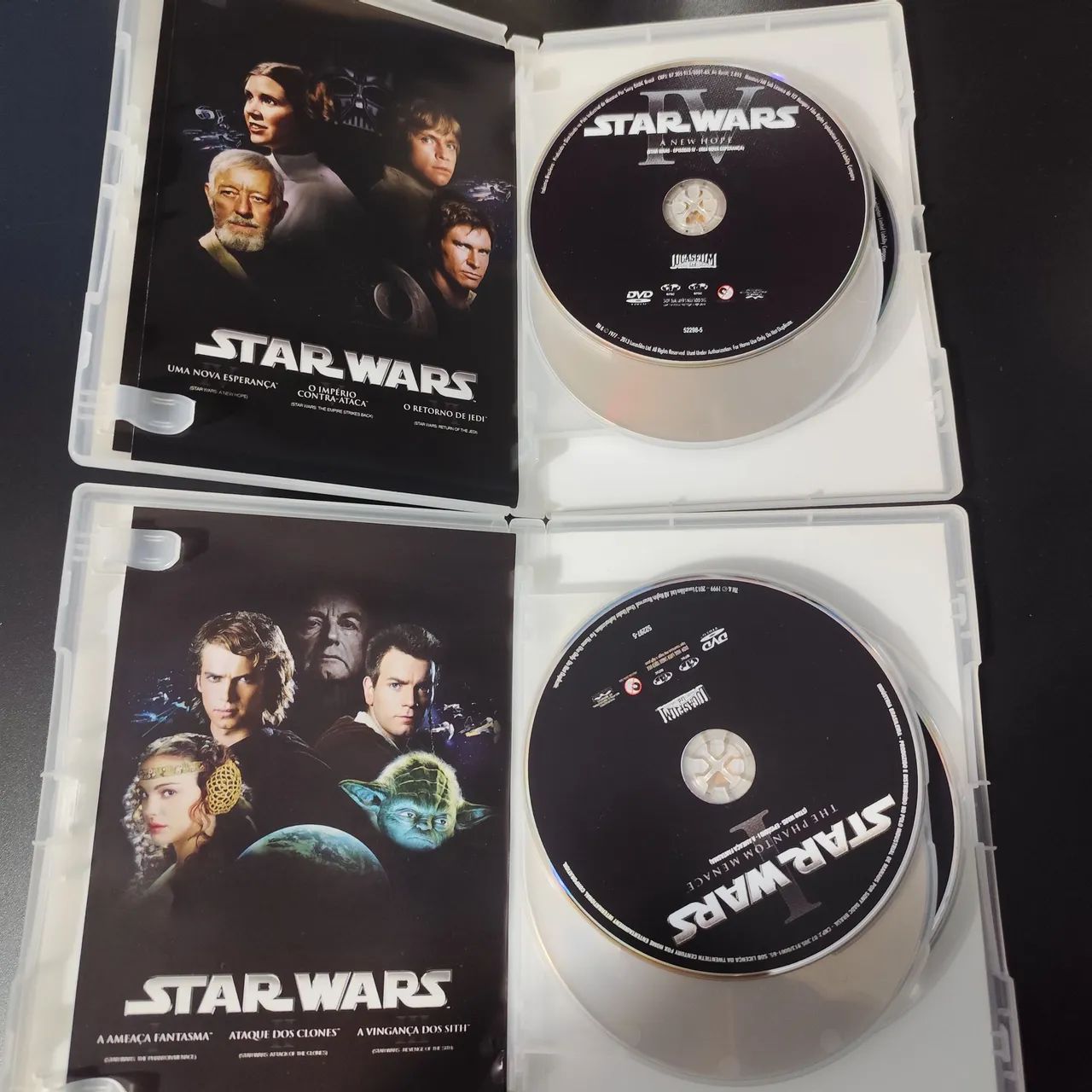 Coleção DVD Star Wars trilogia clássica + trilogia prequel original colecionador  - Foto 3