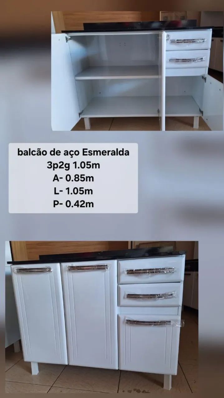 Balcão de aço  - Foto 3