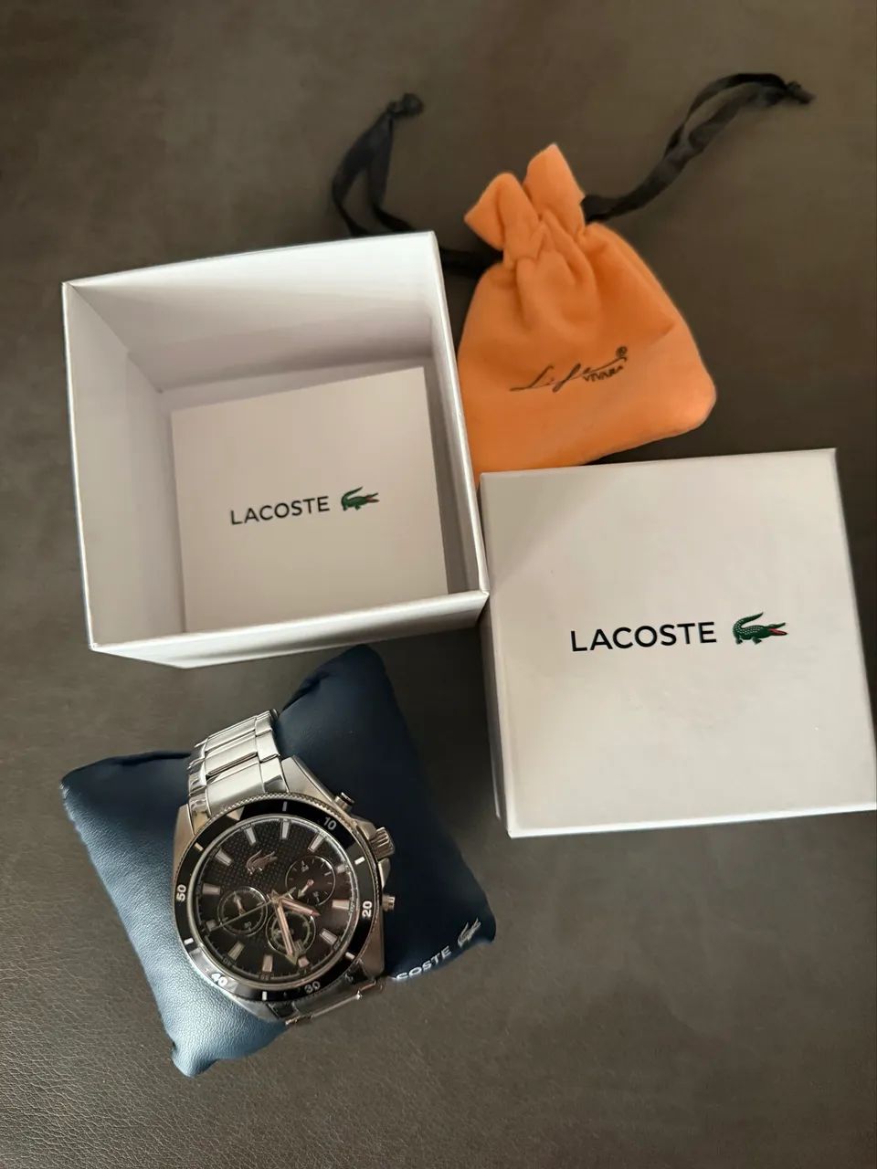 Relógio Lacoste Mainsail Preto - Foto 3