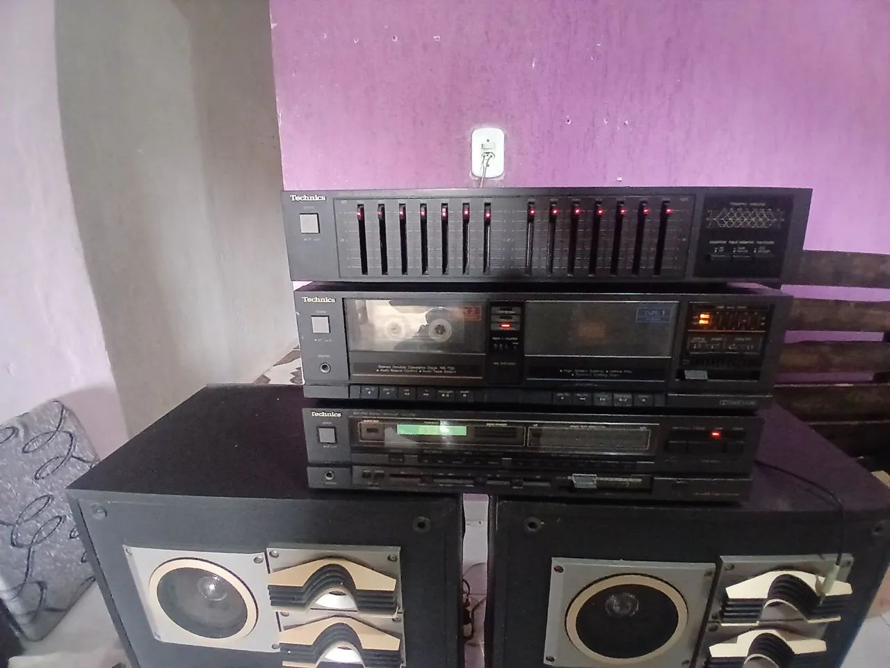Som Technics completo.  Aceito trocas  - Foto 3